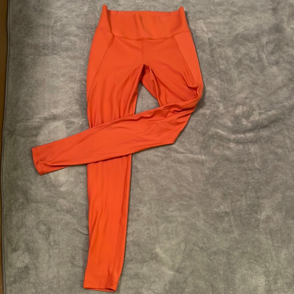 Orange leggings